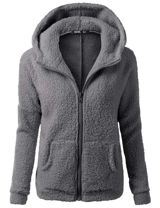 Drune | Weicher Fleece-Cardigan Schön & Warm & Vielseitig