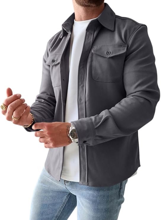 Drune | Baumwollmischung lässige Overshirt