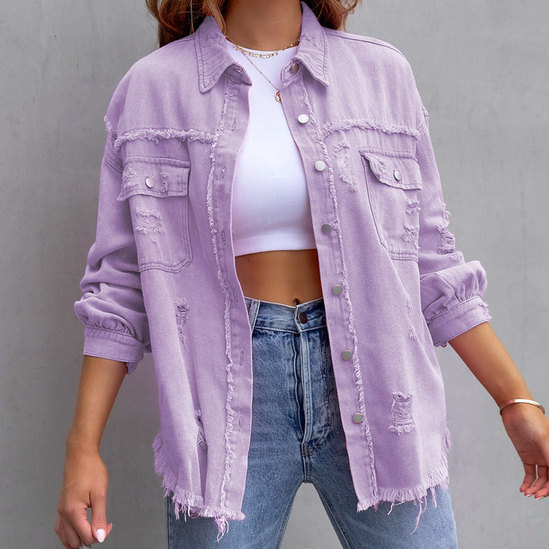 Drune | Bunte Jeansjacke