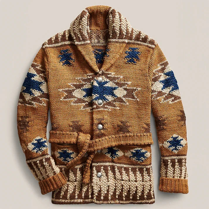 Drune | Valentino Jacquard Wollweste