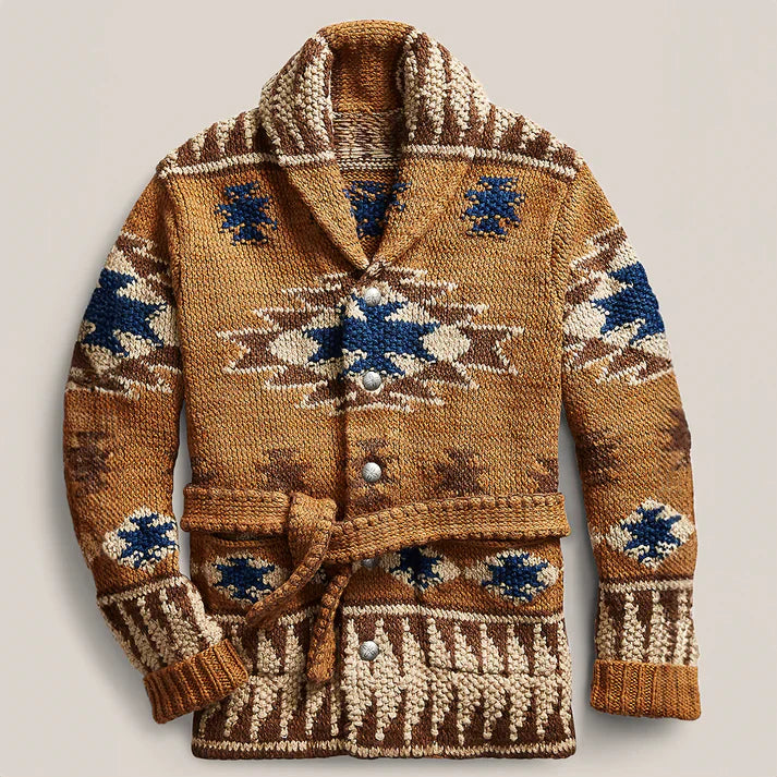 Drune | Valentino Jacquard Wollweste
