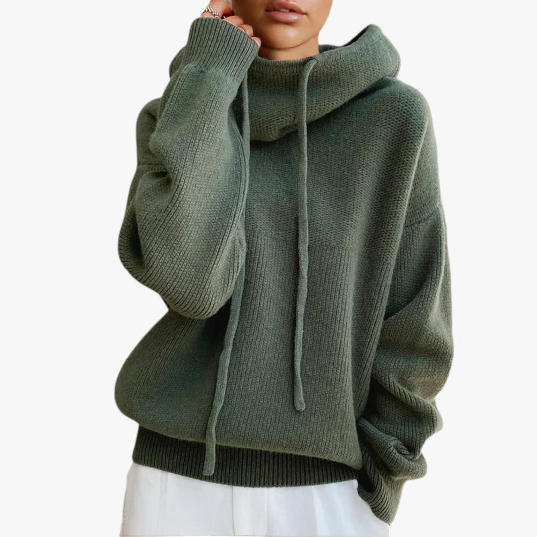 Drune | Oversized Strickpullover mit Hohem Kragen Acryl Warm und Komfortabel