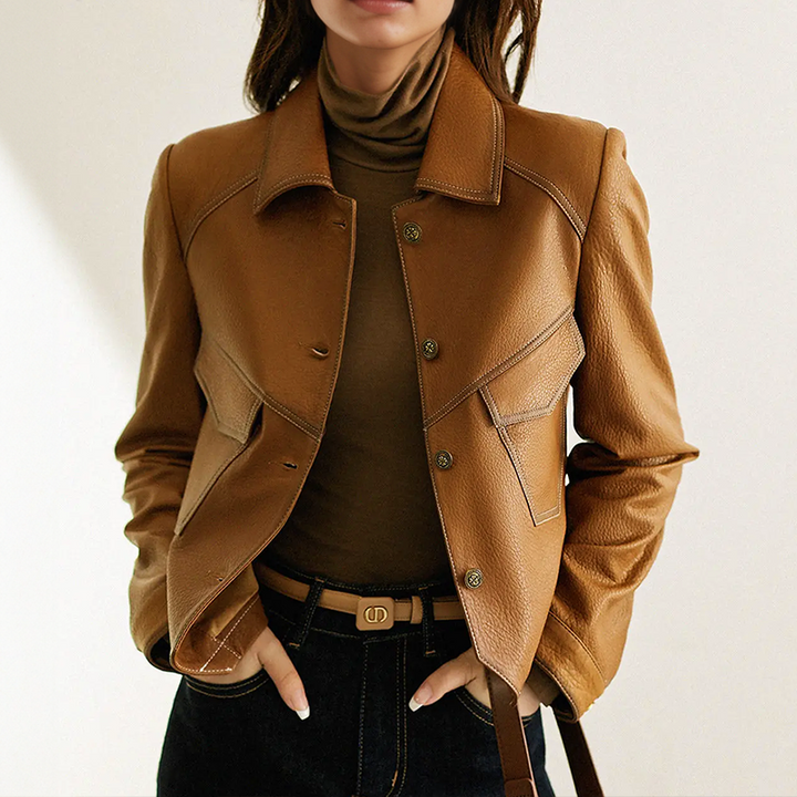 Drune | Vintage Lederjacke für Frauen