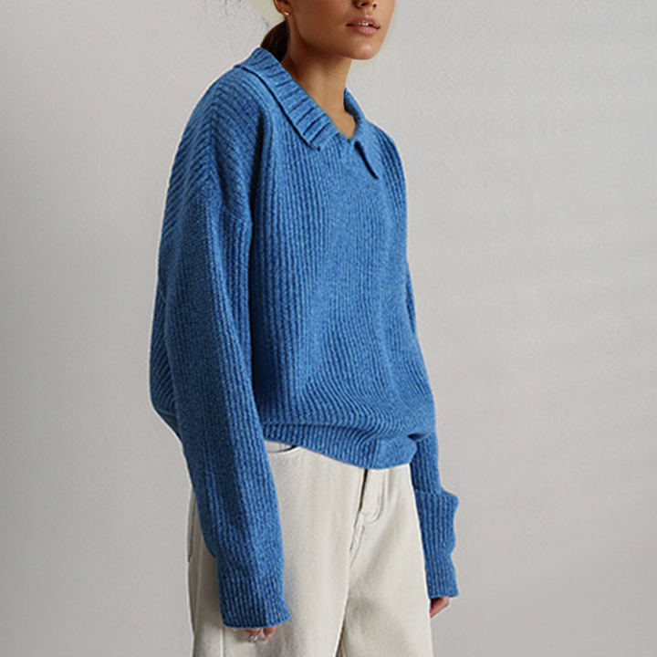 Drune | Strick Lockerer Pullover mit Langen Ärmeln