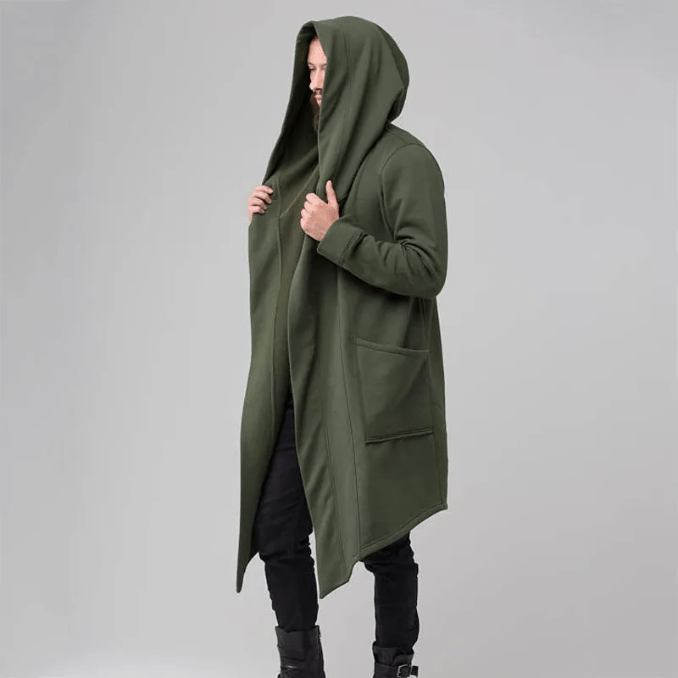Drune | Trenchcoat Jacke Herren Limited Edition Jacke Mit Kapuze Wasserdicht