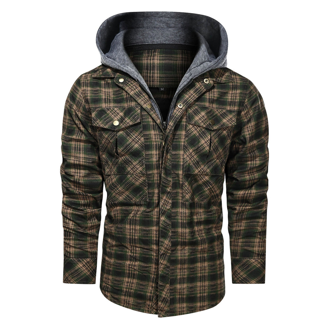Drune | Karierte Herrenjacke