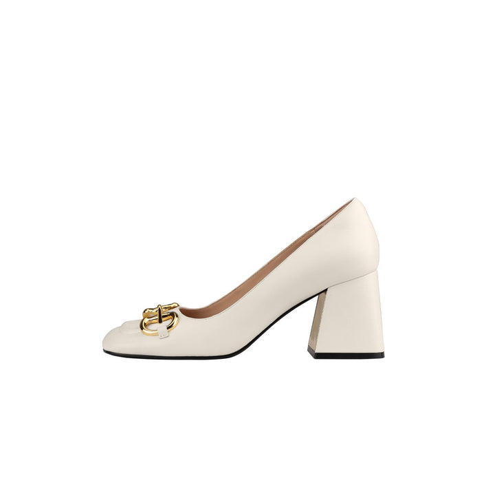 Drune Retro Mary Jane Schuhe mit dicken hohen Absätzen und Schnallen
