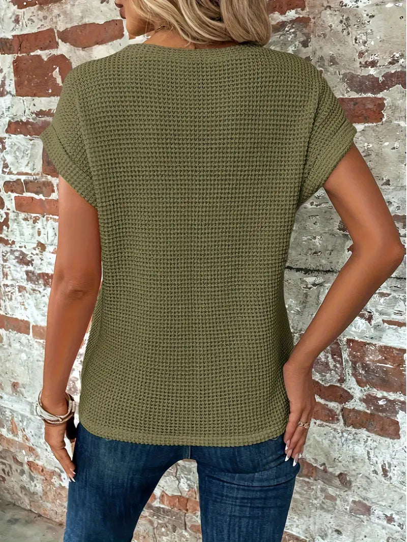 Lien™ -  Lässiges T-Shirt mit kurzen Ärmeln