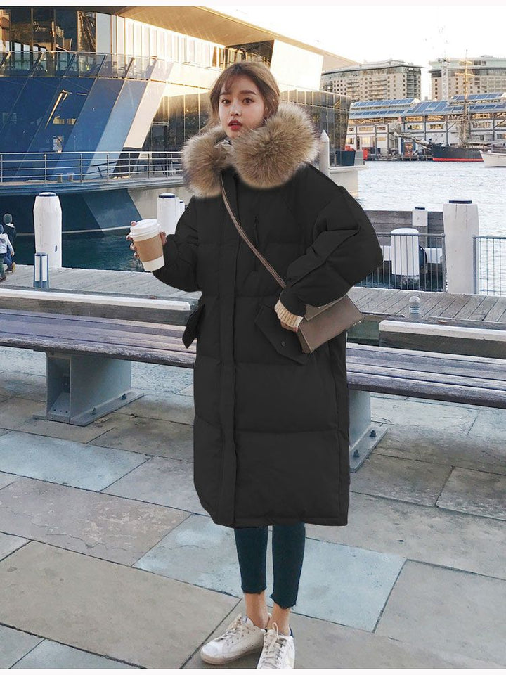 Drune | gepolstertes Jacket mit Pelzkragen für Damen - Diana