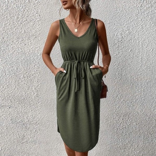 Drune - Stilvolles Knopfleistenkleid