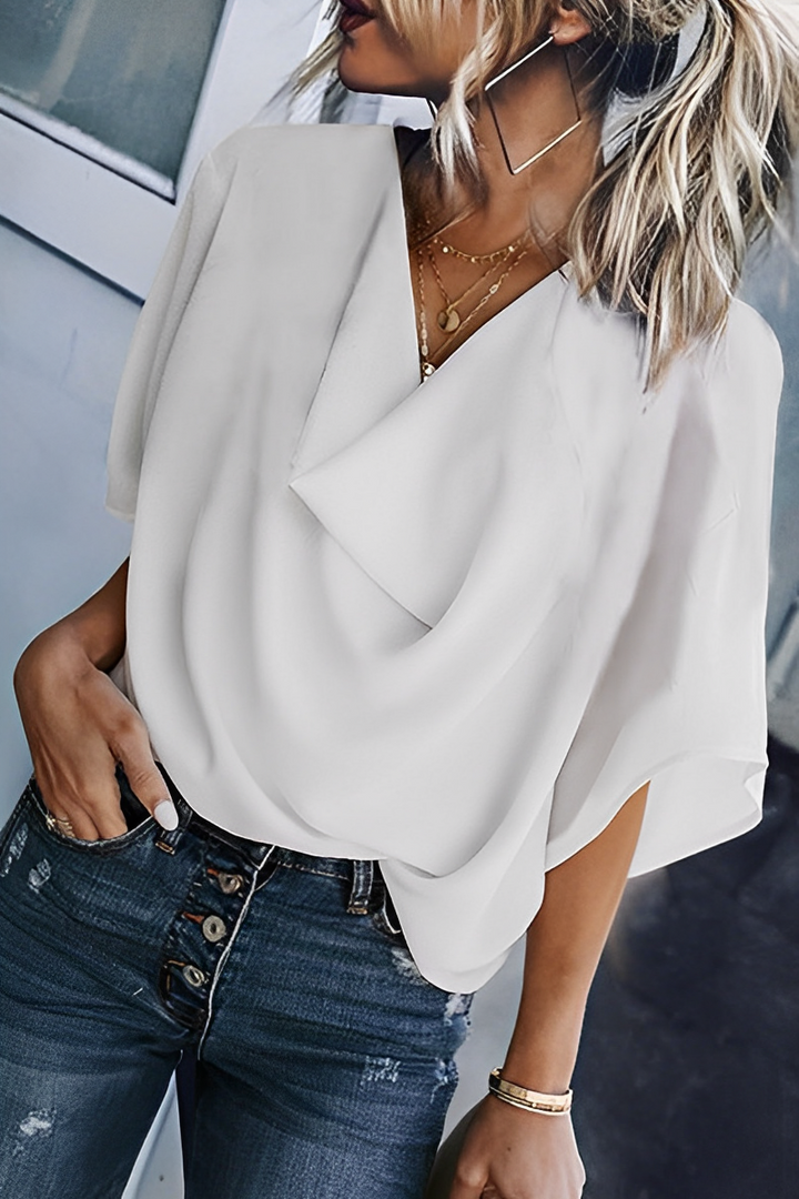 Drune | Lässige Sommerbluse Aus Chiffon