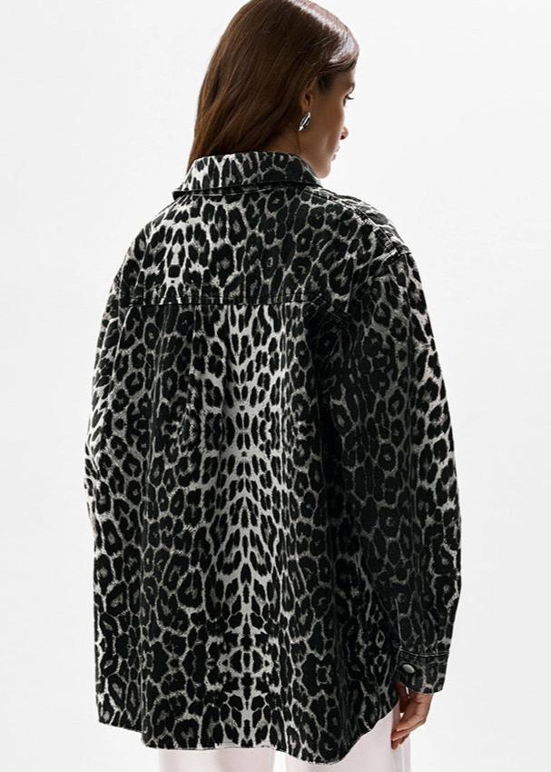 Drune | Print Baumwoll Oversized Jacke