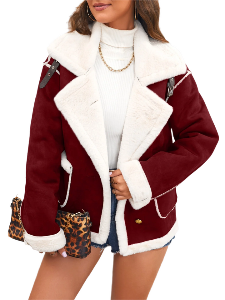 Drune | Elegante Teddy Winterjacke für Damen