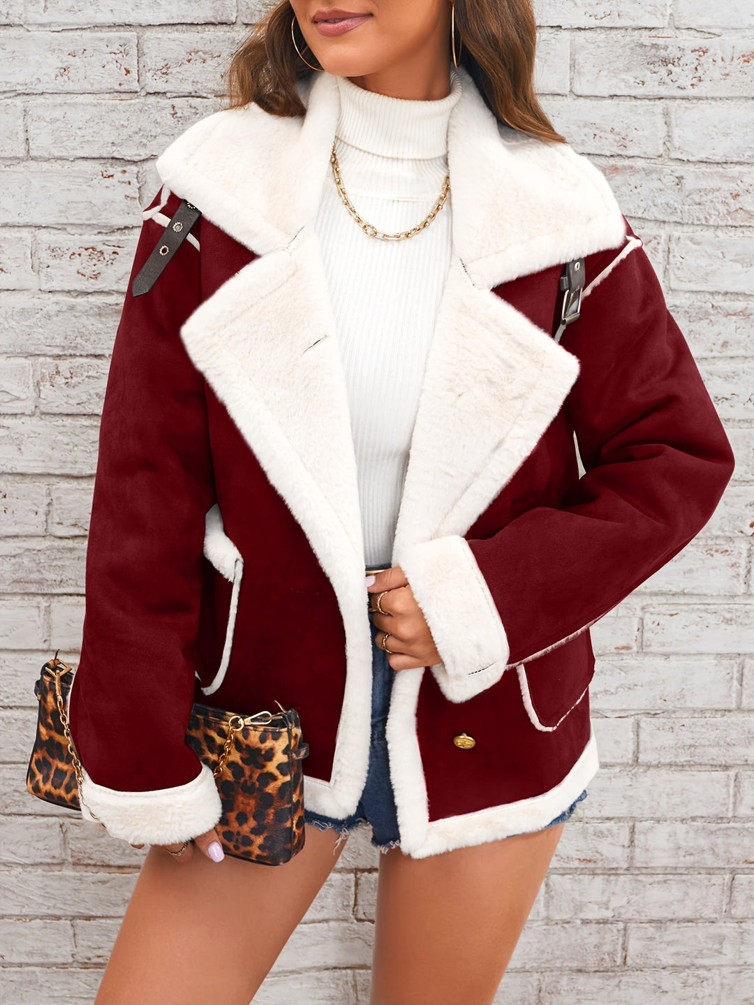 Drune | Elegante Teddy Winterjacke für Damen