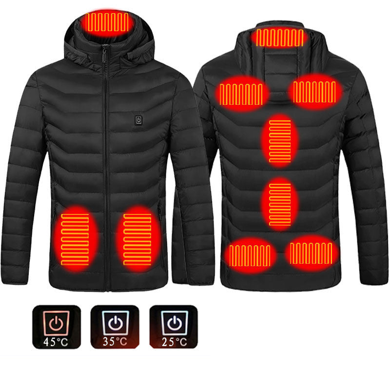 Drune | Elegante USB-heizbare Jacke für Herren, thermisch Winter