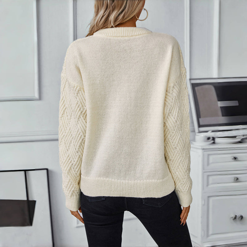 Drune | Weicher und Lässiger Pullover für Freizeit