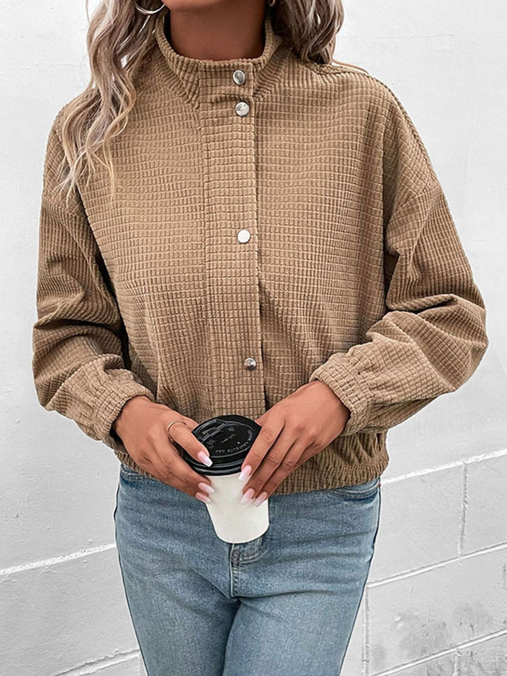 Drune | Langarmjacke mit niedergedrückter Schulter