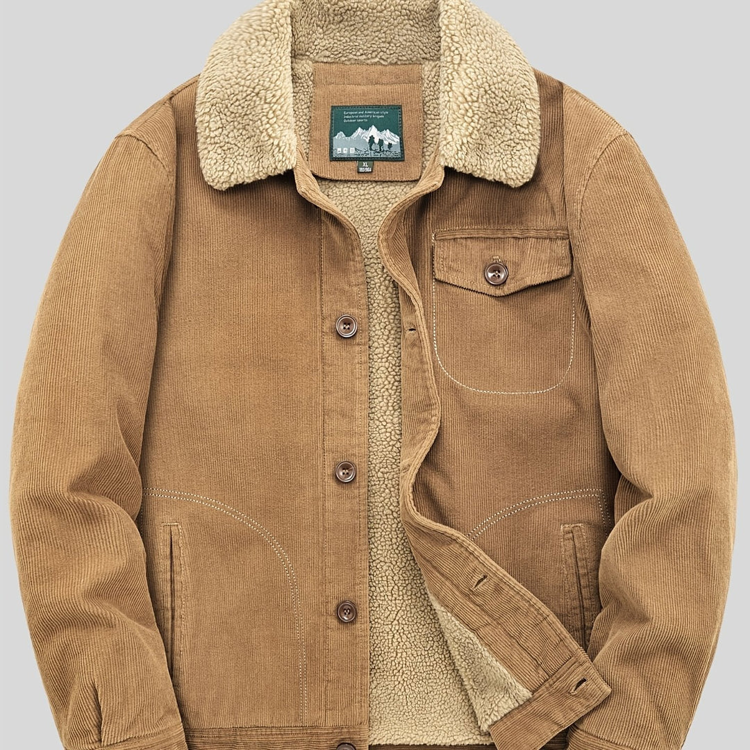 Drune | Fleecejacke mit Knöpfen