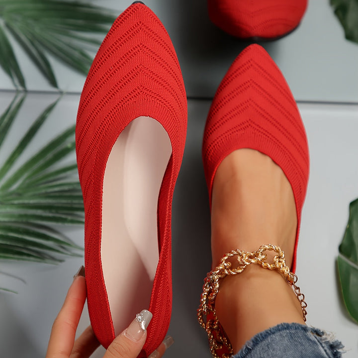 Drune | Ballerinas für Damen Slip On Atmungsaktive Wohnungen