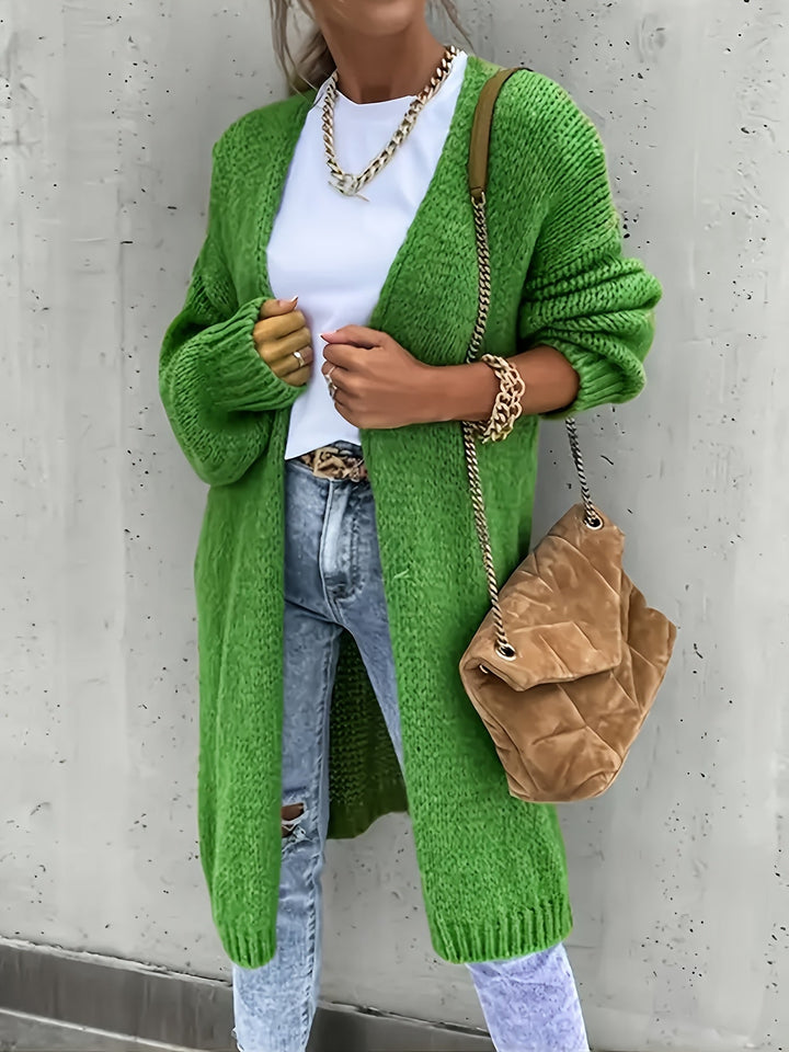Drune | Langarm Gestrickte Strickjacke Für Damen - Perfekt für Alltagstragen