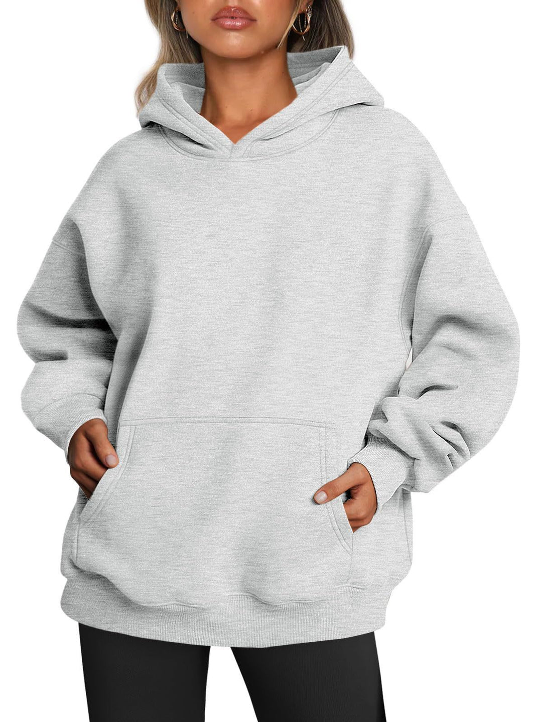 Drune | Oversized-Pullover aus Fleece mit Tasche für Damen