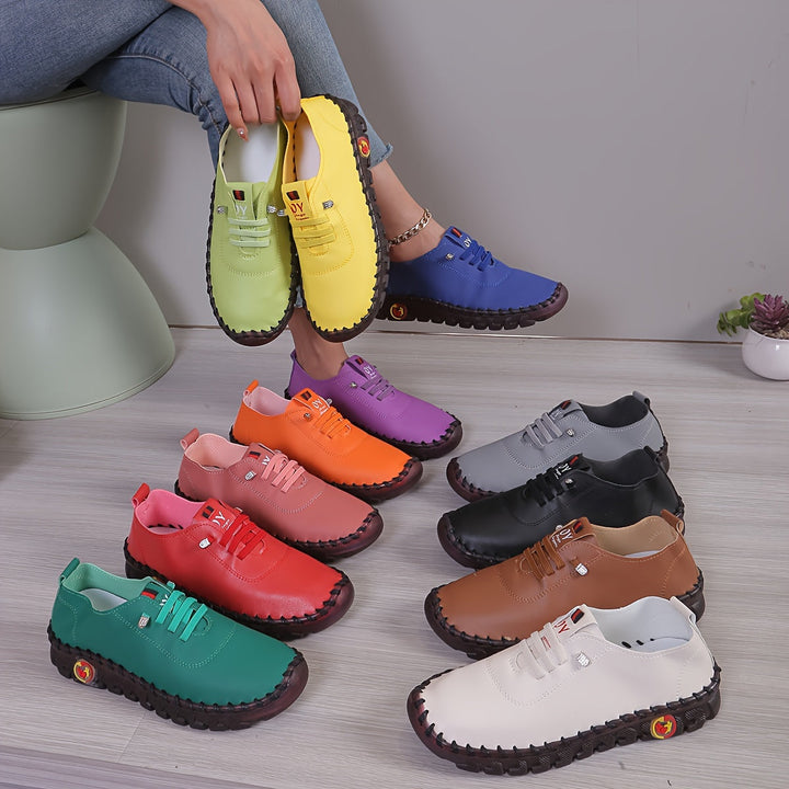 Drune | Bequeme Lederschuhe Mit Runder Spitze