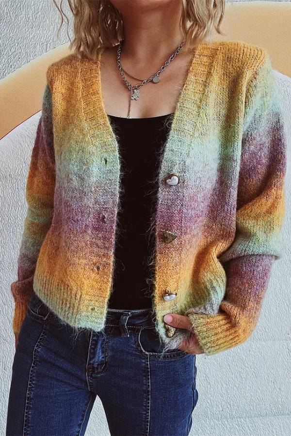 Drune | Candy-Farbe Sweaterjacke