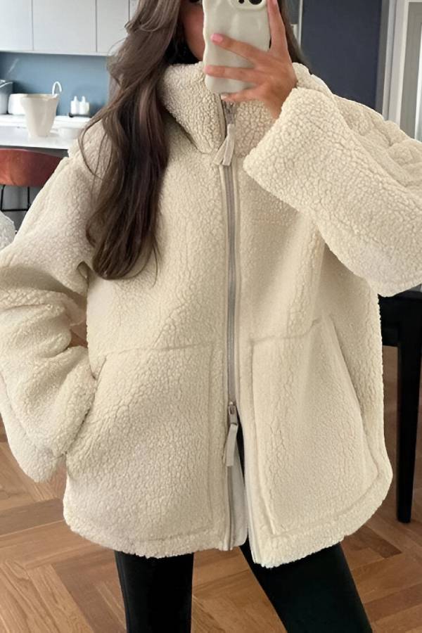 Drune | Full-Zip Teddy-Jacke