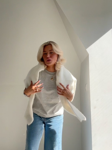 Drune | weicher Mohair Strickpullover