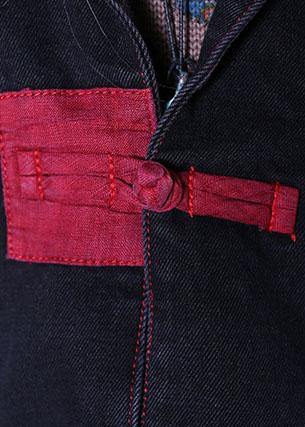 Drune | schwarze Mäntel trendige Übergrößen Maxi-Oberbekleidung