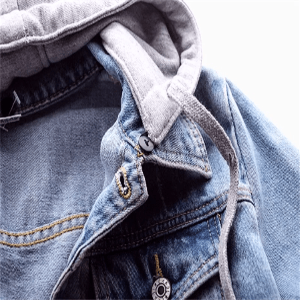 Drune | Jack Damen Jeansjacke Klassisches Design & Vielseitiges Design