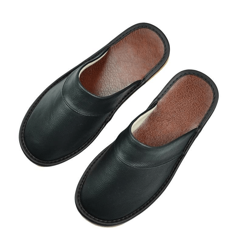Drune | Luxus Herren Hausschuhe Slipper