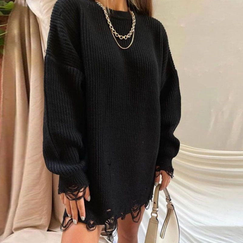 Drune | ripped Pullover