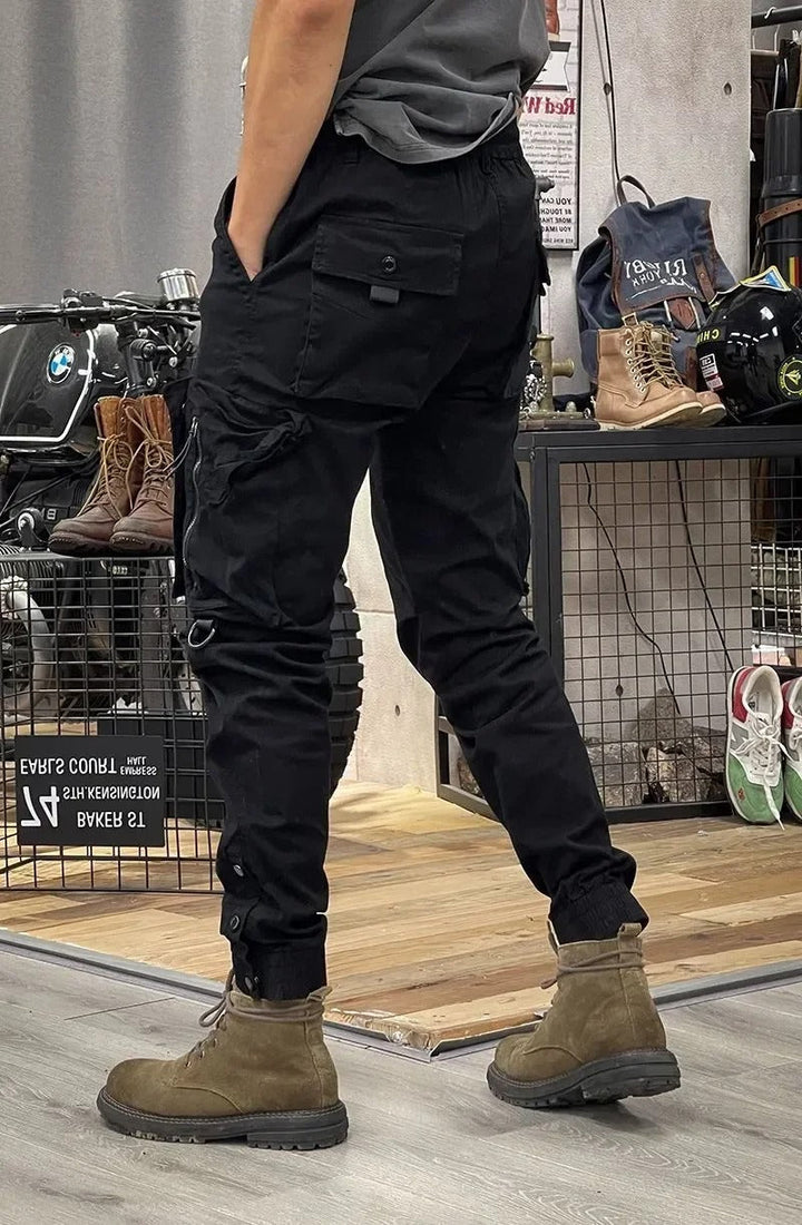 Drune | Stretch Cargo-Hose mit Taschen