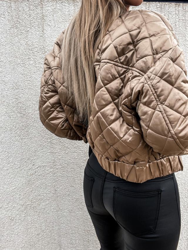 Drune | Gepolsterte Damen Bomberjacke mit Taschen