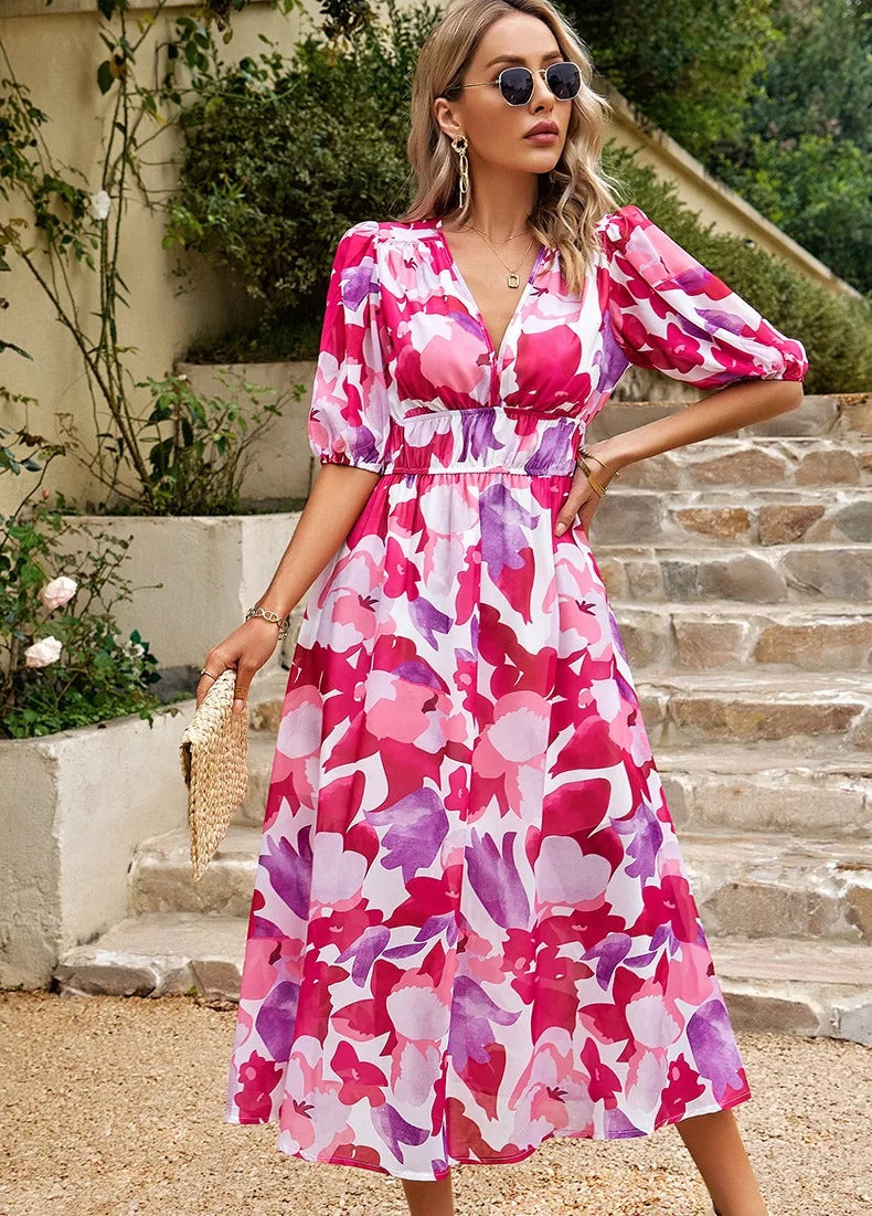 Drune | Elegantes Midikleid Für Damen Mit Stil