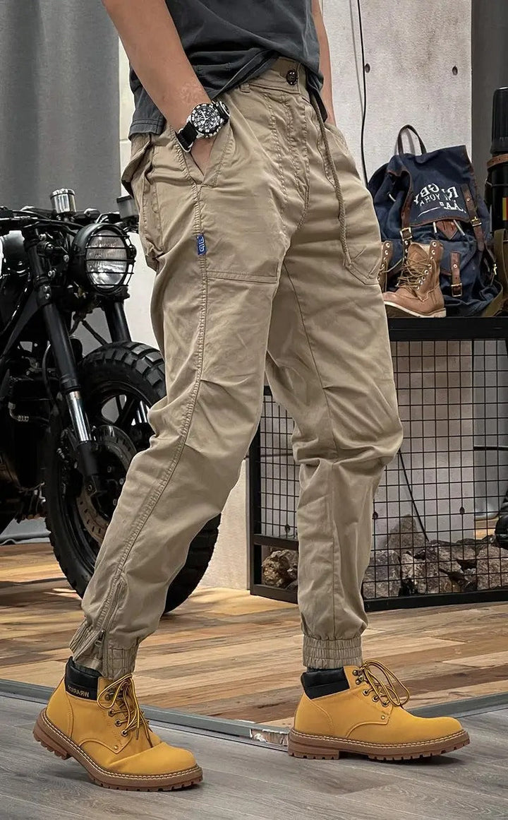 Drune | Stretch Cargo-Hose mit Taschen