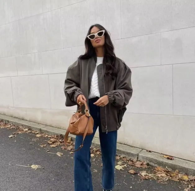 Drune | Oversized Damen Bomberjacke