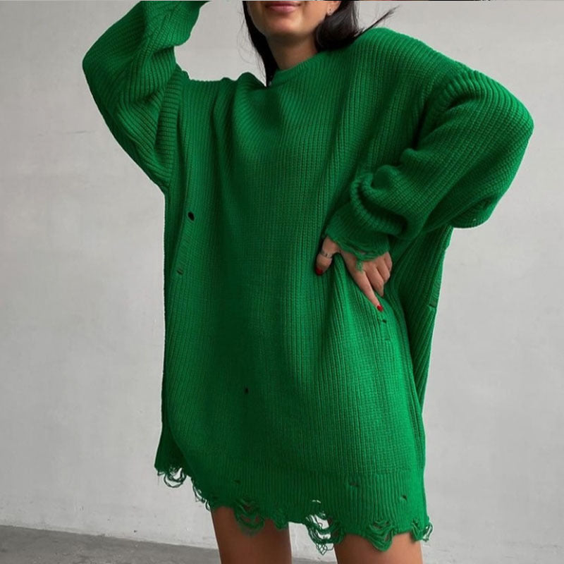 Drune | ripped Pullover