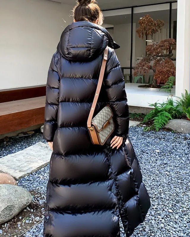 Drune | Langer Puffer Mantel - Ultra-Warm & Winddicht - Mit Kapuze - Winteroberbekleidung