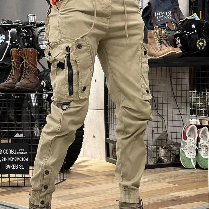 Drune | Stretch Cargo-Hose mit Taschen