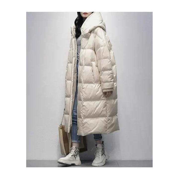 Drune | Lange Jacke mit Daunenlage