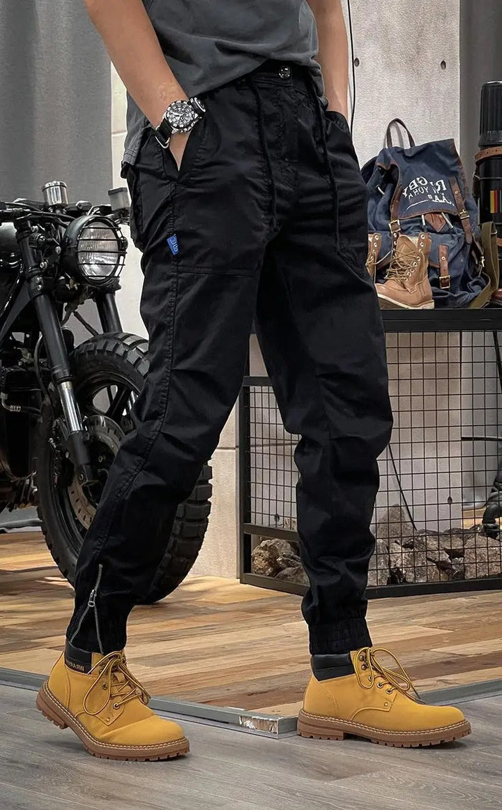 Drune | Stretch Cargo-Hose mit Taschen