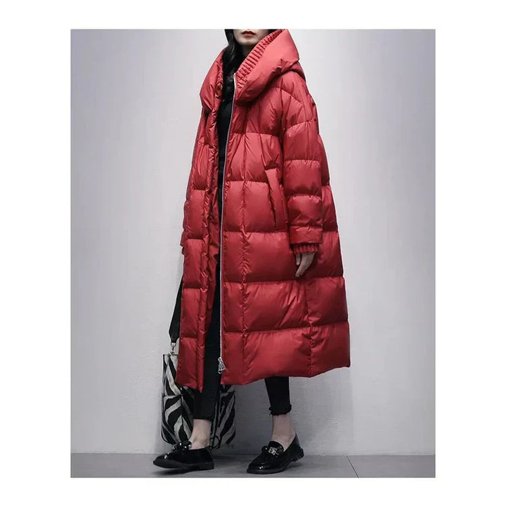 Drune | Lange Jacke mit Daunenlage