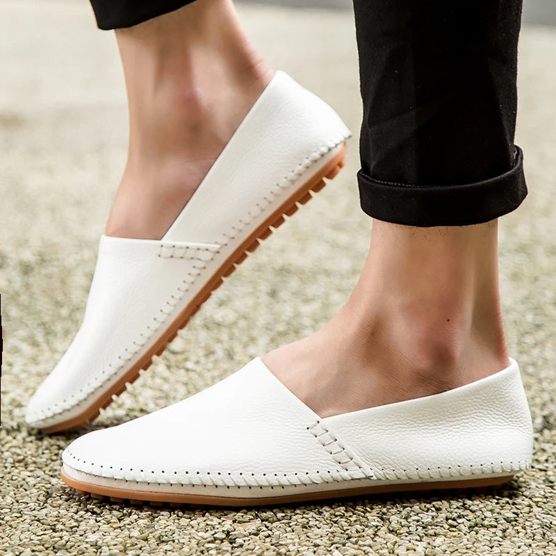 Bequeme Lederhalbschuhe für den Alltag Drune Drune
