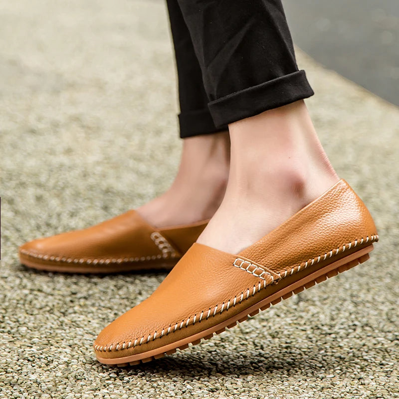 Bequeme Lederhalbschuhe für den Alltag Drune Drune