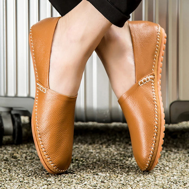 Bequeme Lederhalbschuhe für den Alltag Drune Drune