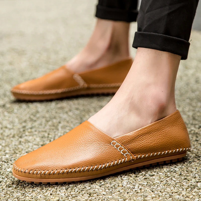 Bequeme Lederhalbschuhe für den Alltag Drune Drune
