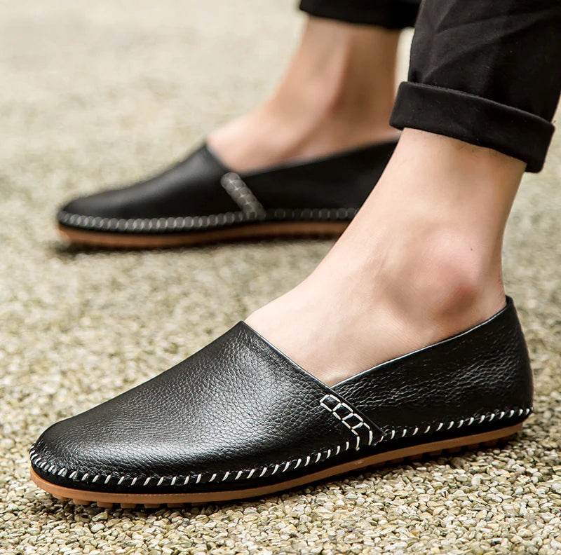 Bequeme Lederhalbschuhe für den Alltag Drune Drune