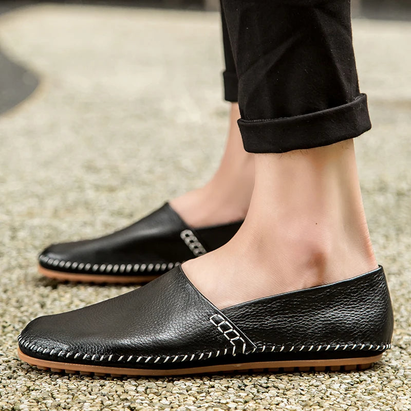 Bequeme Lederhalbschuhe für den Alltag Drune Drune